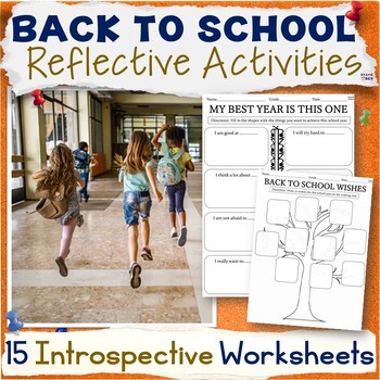 Preview of Back To School Activity Packet, Middle School Fun Worksheets, ELA Sub Plans