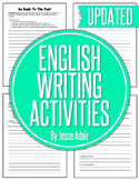 English Writing Activities