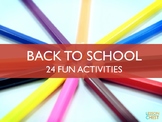 Back To School Activity Pack