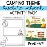 Back To School Activity Pack: Camping Theme (PreK-2nd)
