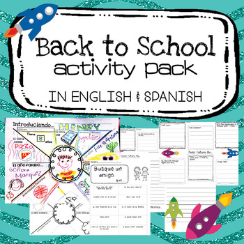 Preview of Back To School Activity Pack {in English & Spanish}