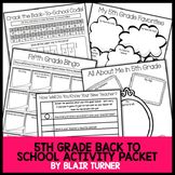 Back-To-School Activity Packet - 5th Grade