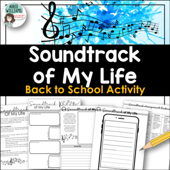 Preview of Back To School Activity - Soundtrack of My Life / Playlist of My Summer