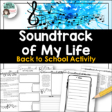 Back To School Activity - Soundtrack of My Life / Playlist