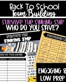 Back To School Activity- WHO DO YOU SAVE?
