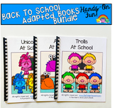 Back To School Adapted Book Bundle For Colors And Numbers