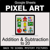 Back To School -  Addition & Subtraction to 20 - Google Sh