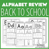A-Z Alphabet Letters Printable For Kids, Back To School Ki