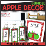 Apple Class Decor Set, Retro Classroom Wall Decor Pack, Co