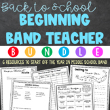 Back To School BUNDLE for Beginning Band Teachers
