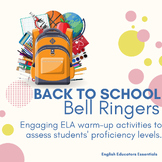 Back To School Bell Ringer Academic Evaluation