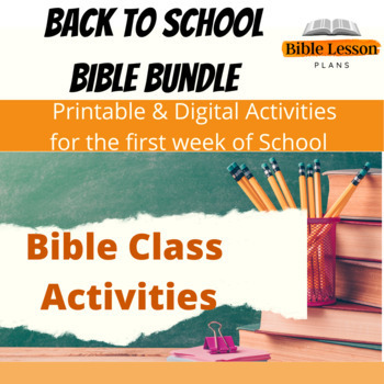 Preview of Back To School Bible Class Bundle