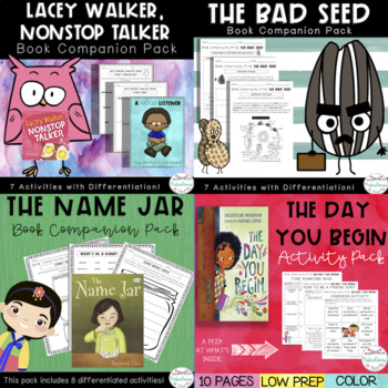 Preview of Back To School: Book Companion Bundle