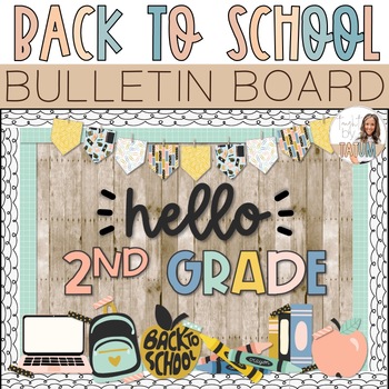 Preview of Back To School Bulletin Board | Hello Class Theme