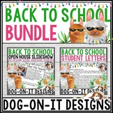 Back To School Bundle Letters and Slideshow Meet The Teach