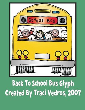 Preview of Back To School Bus Glyph