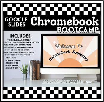 Preview of Back To School: Chromebook Google Slides Bootcamp 1.0 Keyboard Shortcuts | Intro