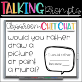Back To School | Classroom Chit Chat {Talking Prompts}