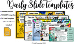 Back To School Classroom Daily Google Slide Templates Set 1