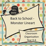 Back To School - Classroom Organisation Kit with Monsters!