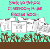 Back To School Classroom Rules Escape Game