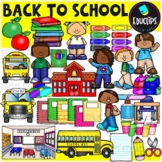 Back To School Clip Art Set {Educlips Clipart}