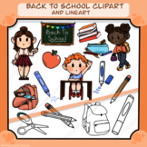 Back To School Clipart and Lineart