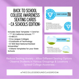College Awareness Cards for Seating, Boards + Activities -