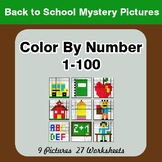 Back To School: Color By Number 1-100 | Back To School Mys