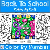 Back To School Color By Number