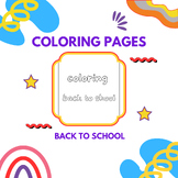 Back To School Coloring Pages /First Day of School Colorin