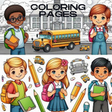 Back To School Coloring Pages | First Week of School | Beg