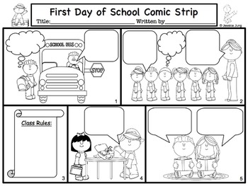 simple comic strips for students