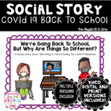 Back To School Covid 19 Social Story | Covid 19 Safety | Coping Skills | Anxiety