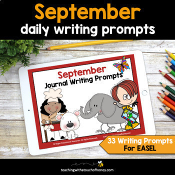 Back To School | Daily Writing Prompts | September Journal Prompts