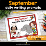 Back To School | Daily Writing Prompts | September Journal