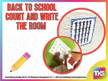 Preview of Back to School: Differentiated Count and Write the Room