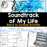 Back To School Digital Activity - Soundtrack or Playlist o