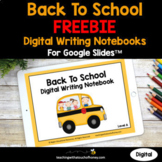 Back To School Digital Interactive Notebooks For Writing FREEBIE