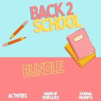 Preview of Back To School Digital Resources