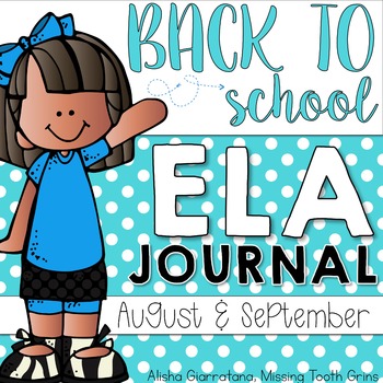 Preview of Back To School ELA Journal