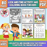 Back To School Easy Look and Find | Activity and Coloring 