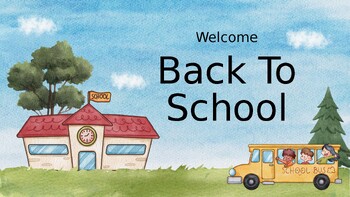 Preview of Back To School Education Presentation: Engaging and Informative