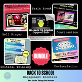 Back To School Engagement Boosters Bundle | SEL and Bell Ringers