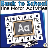 Back to School Fine Motor Activities