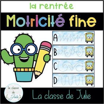 Preview of Back To School Fine Motor and Prewriting - Atelier de motricité fine RENTRÉE