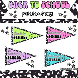 Back To School/First/Last day Pennant Flags/Composition Theme!
