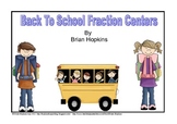 Back To School Fractions Unit - 3rd Grade Common Core