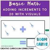 Back To School Functional Math Adding W/ Images to 20 Boom Cards