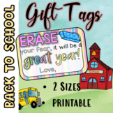 Back To School Gift Tag (Eraser)